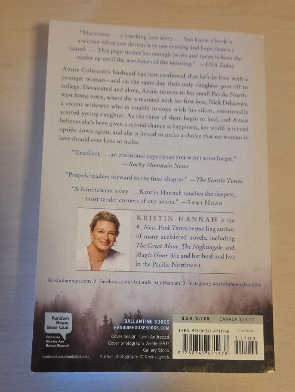 On Mystic Lake by Kristin Hannah - Picture 2 of 2